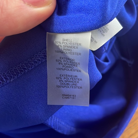 Cobalt Blue Cocktail Dress by Guess - Picture 6 of 7